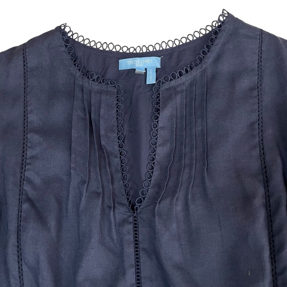 Draper James RSVP Puff Sleeve Tiered Dress Large - Picture 6 of 12